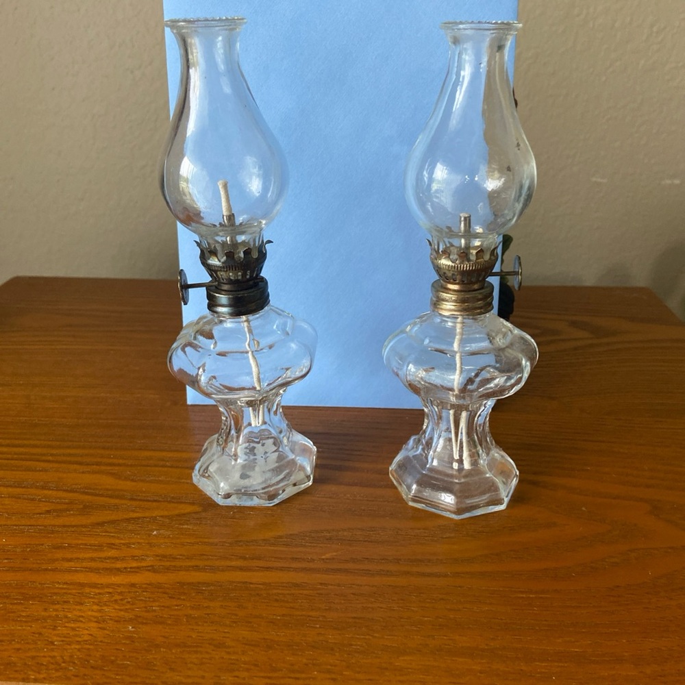 ECI Clear Glass Lantern Set